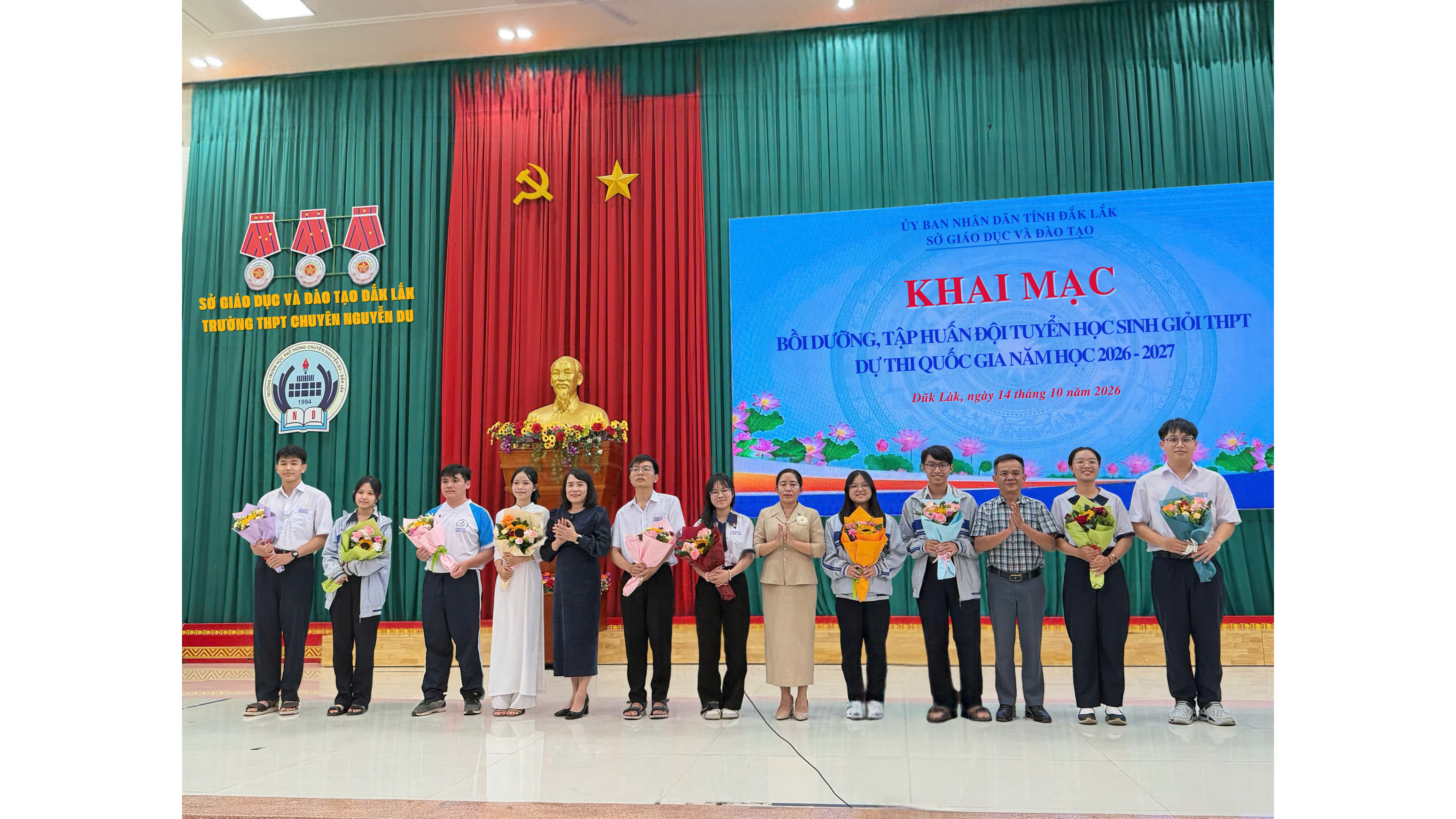 NGÀNH GDĐT ĐẮK LẮK TỔ CHỨC KHAI MẠC BỒI DƯỠNG, TẬP HUẤN ĐỘI TUYỂN HỌC SINH GIỎI THPT DỰ THI QUỐC GIA NĂM HỌC 2026-2027