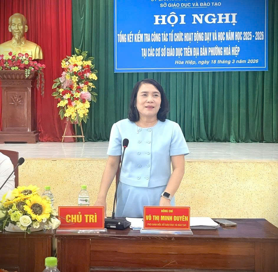 Sở Giáo dục và Đào tạo tiếp tục tăng cường kiểm tra công tác tổ chức hoạt động dạy và học năm học 2025–2026 tại các cơ sở giáo dục phổ thông trên địa bàn tỉnh