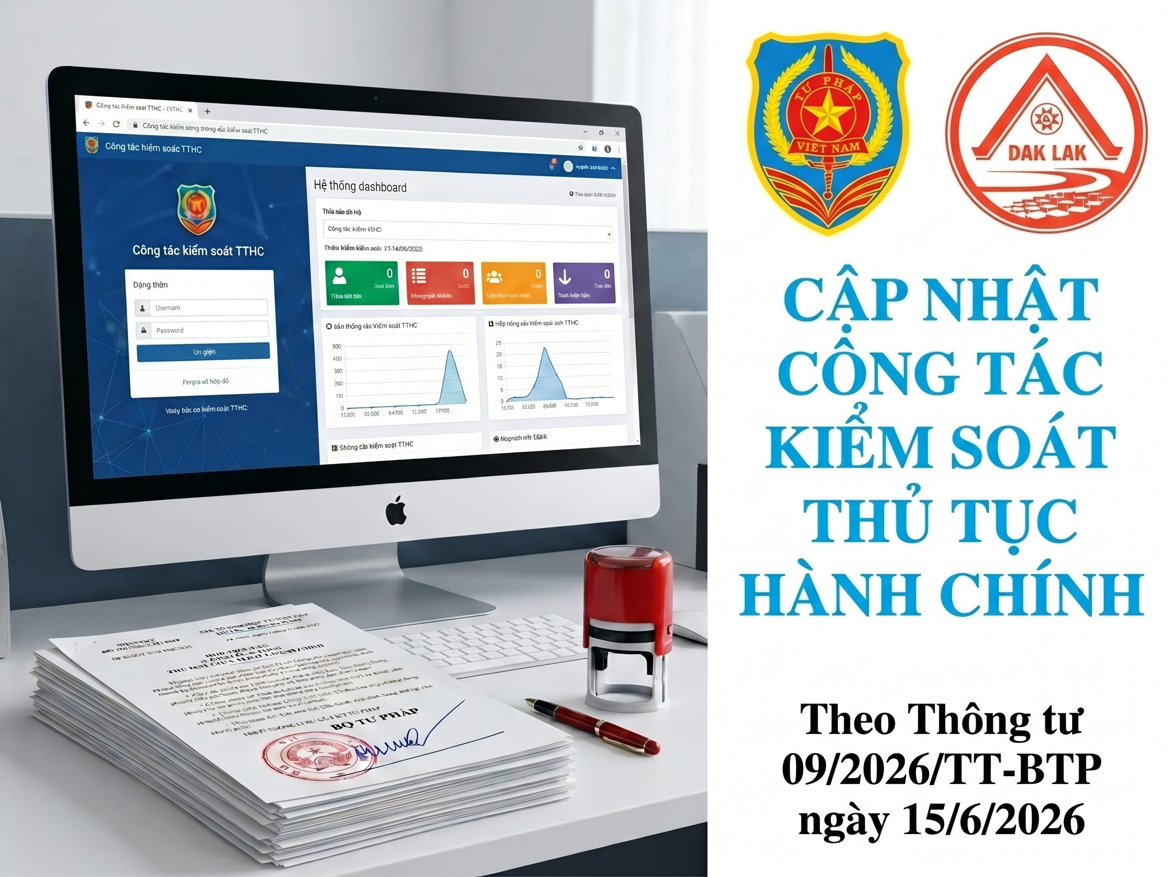 toàn văn Thông tư số 09/2026/TT-BTP của Bộ Tư pháp quy định chế độ báo cáo về công tác kiểm soát thủ tục hành chính