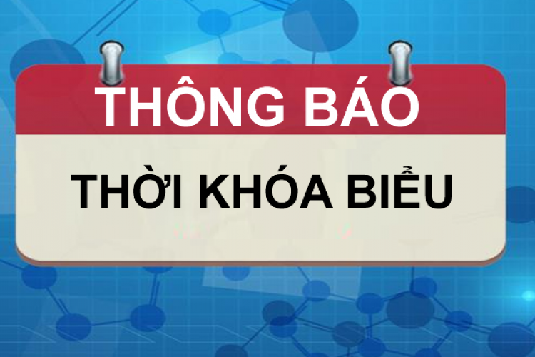 THỜI KHOÁ BIỂU HỌC KỲ II NĂM HỌC 2021-2022 (TUẦN 19)