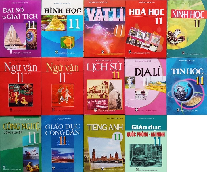 Thông báo danh mục sách giáo khoa lớp 11 năm học 2023-2024