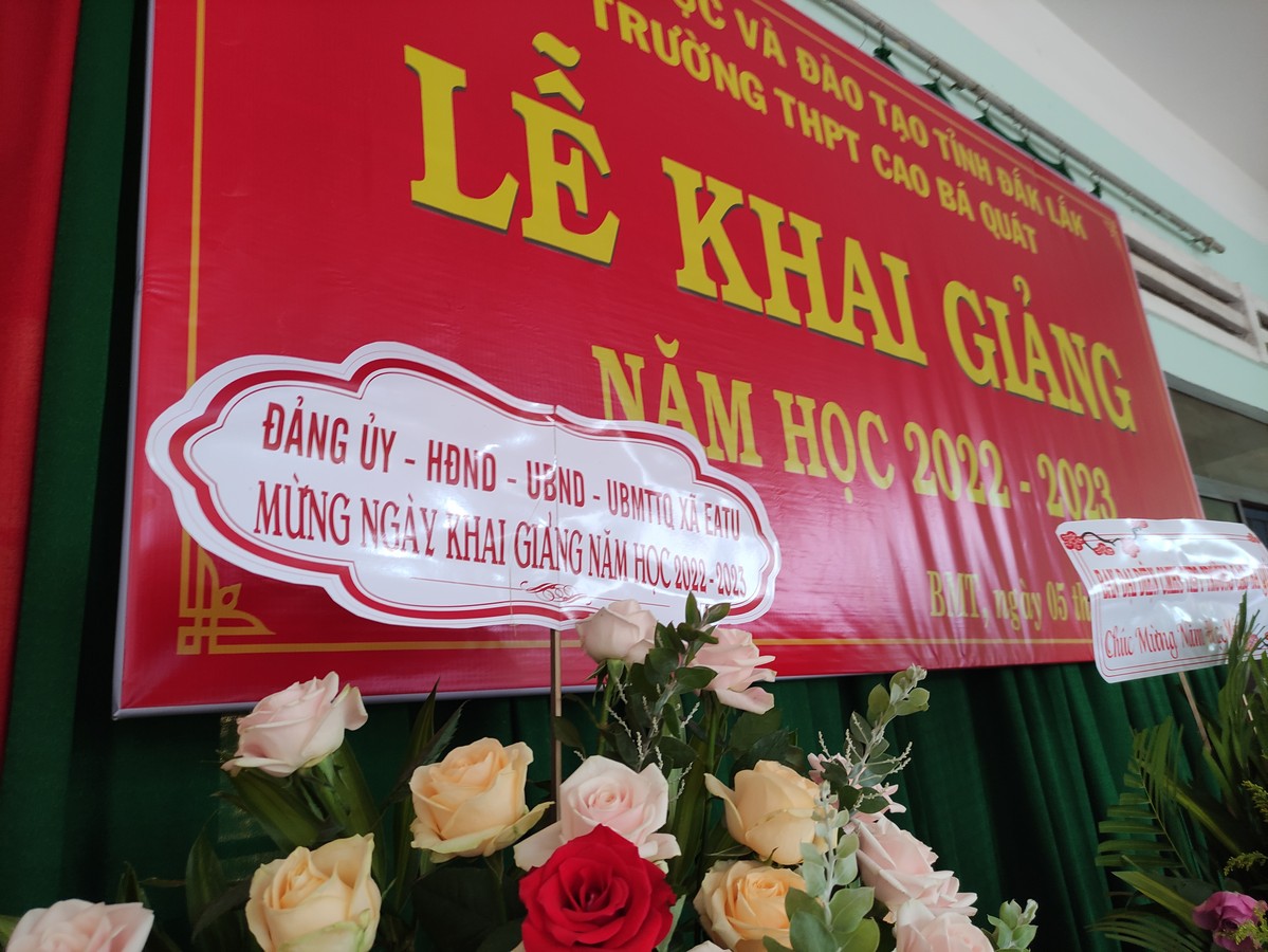Lễ Khai giảng năm học 2022-2023 trường THPT Cao Bá Quát