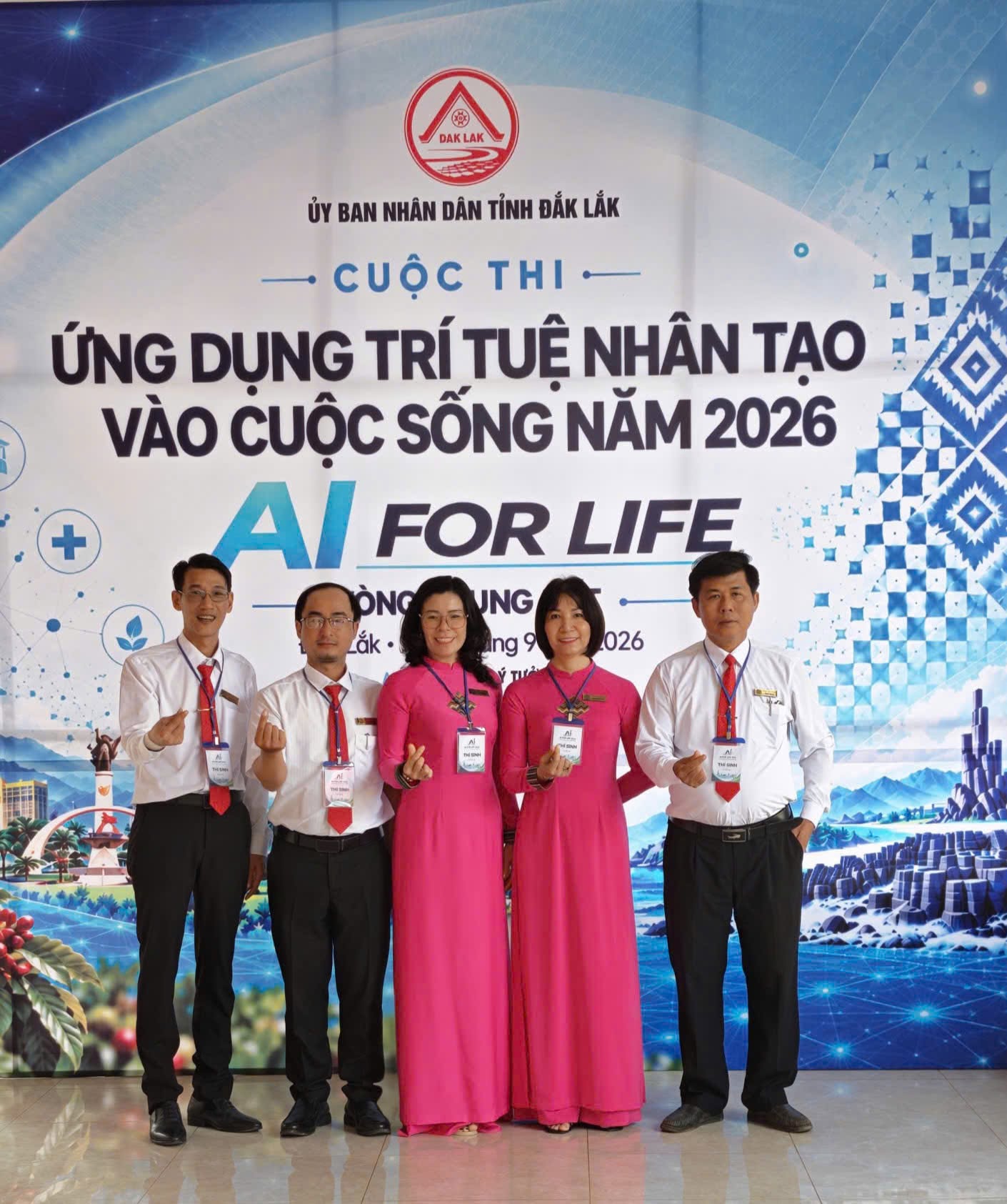 KHÁT VỌNG CHUYỂN ĐỔI SỐ VÀ TINH THẦN ĐỒNG LÒNG CHINH PHỤC "AI FOR LIFE 2026" CỦA TEAM AI - TRƯỜNG THPT CAO BÁ QUÁT (ĐẮK LẮK)