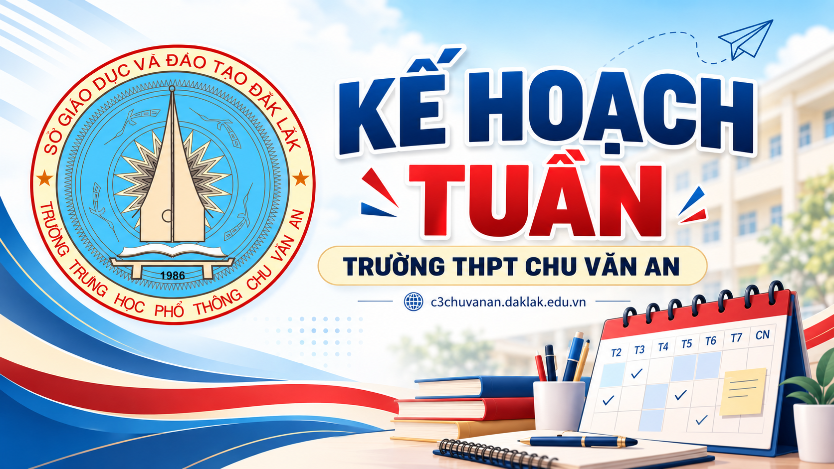 Lịch làm việc tuần 4, Năm học 2026-2027