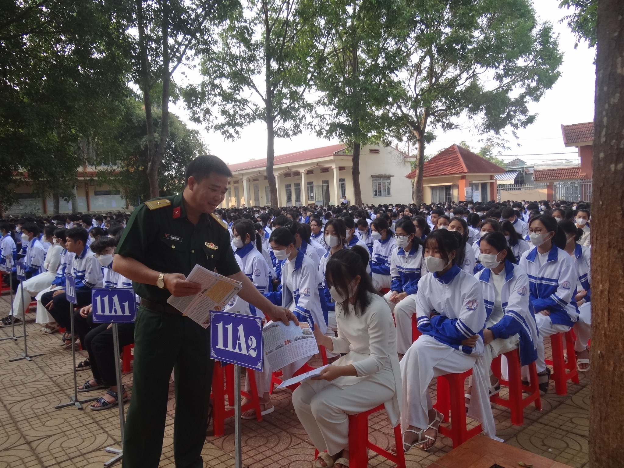 Tuyên truyền, hướng nghiệp tuyển sinh Quân sự năm 2023
