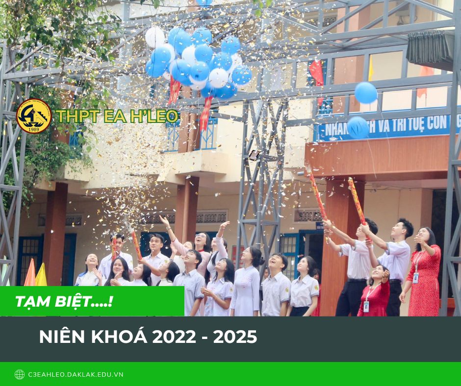 Lễ tổng kết năm học 2024 - 2025, chia tay học sinh niên khoá 2022 - 2025!