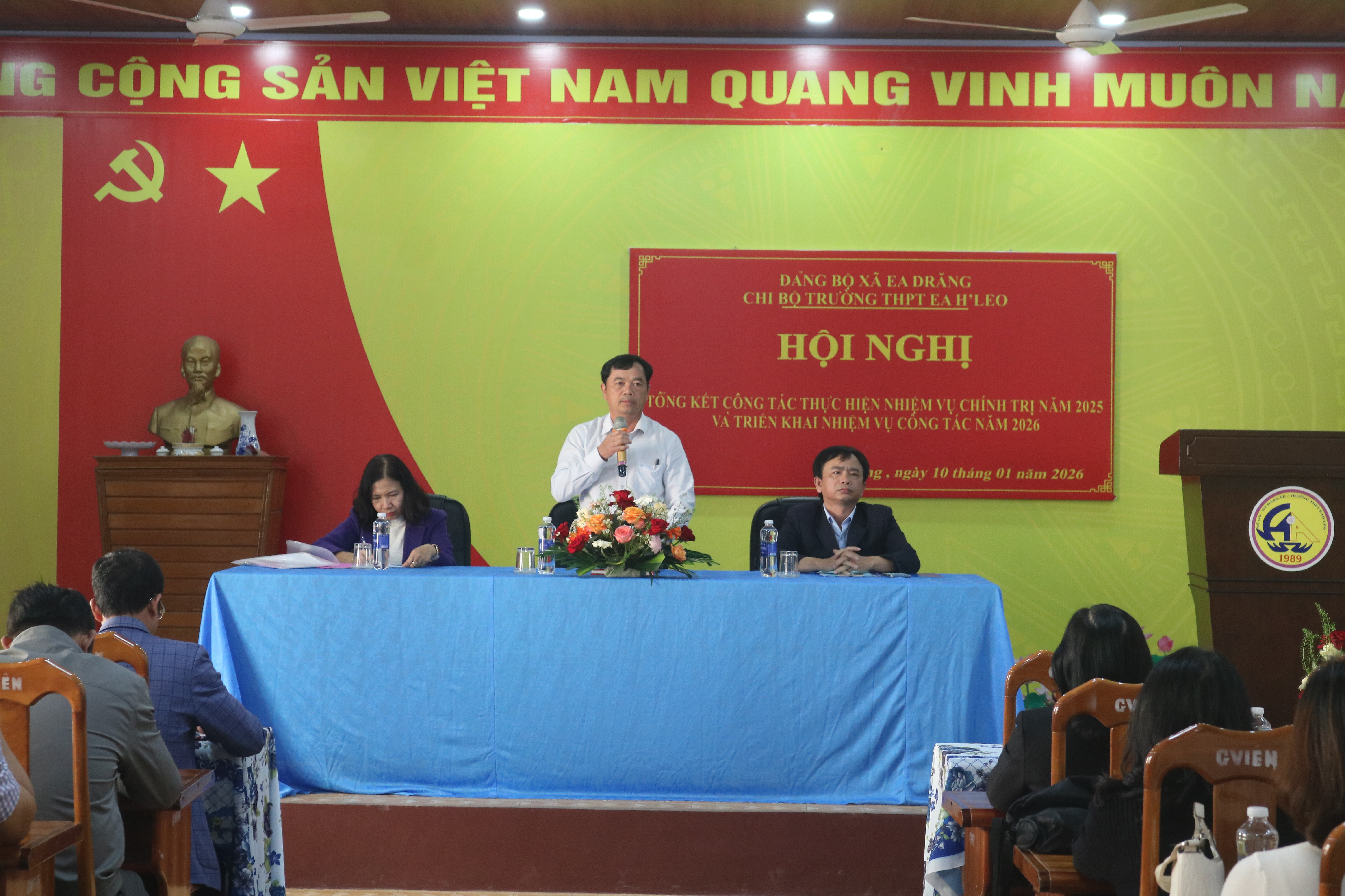 Hội nghị tổng kết Chi bộ THPT Ea H'leo năm 2025