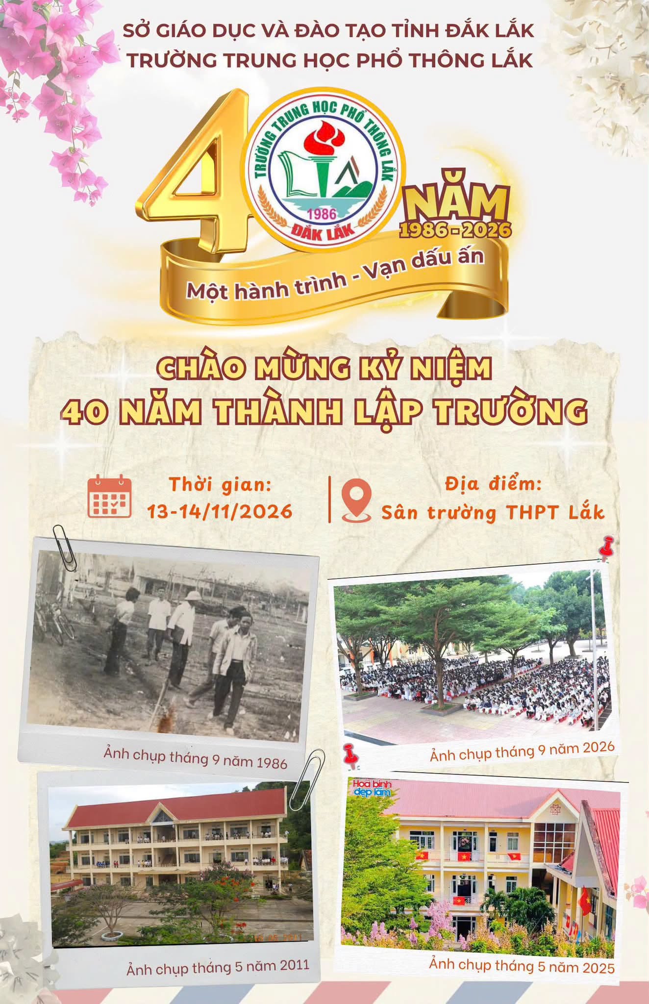 TRƯỜNG THPT LẮK – 40 NĂM MỘT HÀNH TRÌNH, VẠN DẤU ẤN (1986 – 2026) 