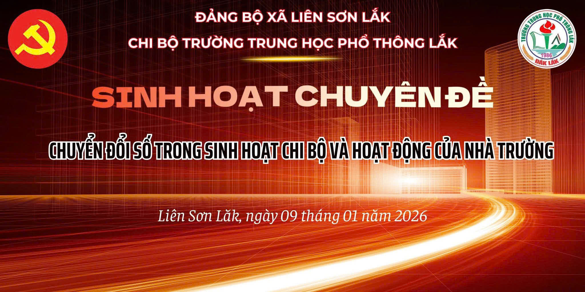 SINH HOẠT CHUYÊN ĐỀ CHUYỂN ĐỔI SỐ – CHI BỘ TRƯỜNG THPT LẮK