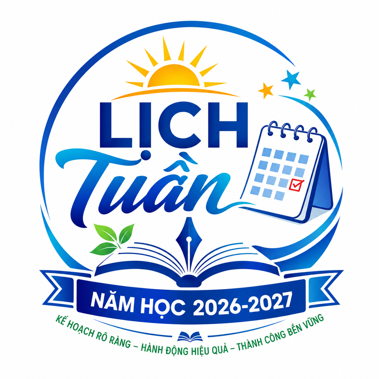 Lịch công tác tuần 05, năm học 2026 - 2027