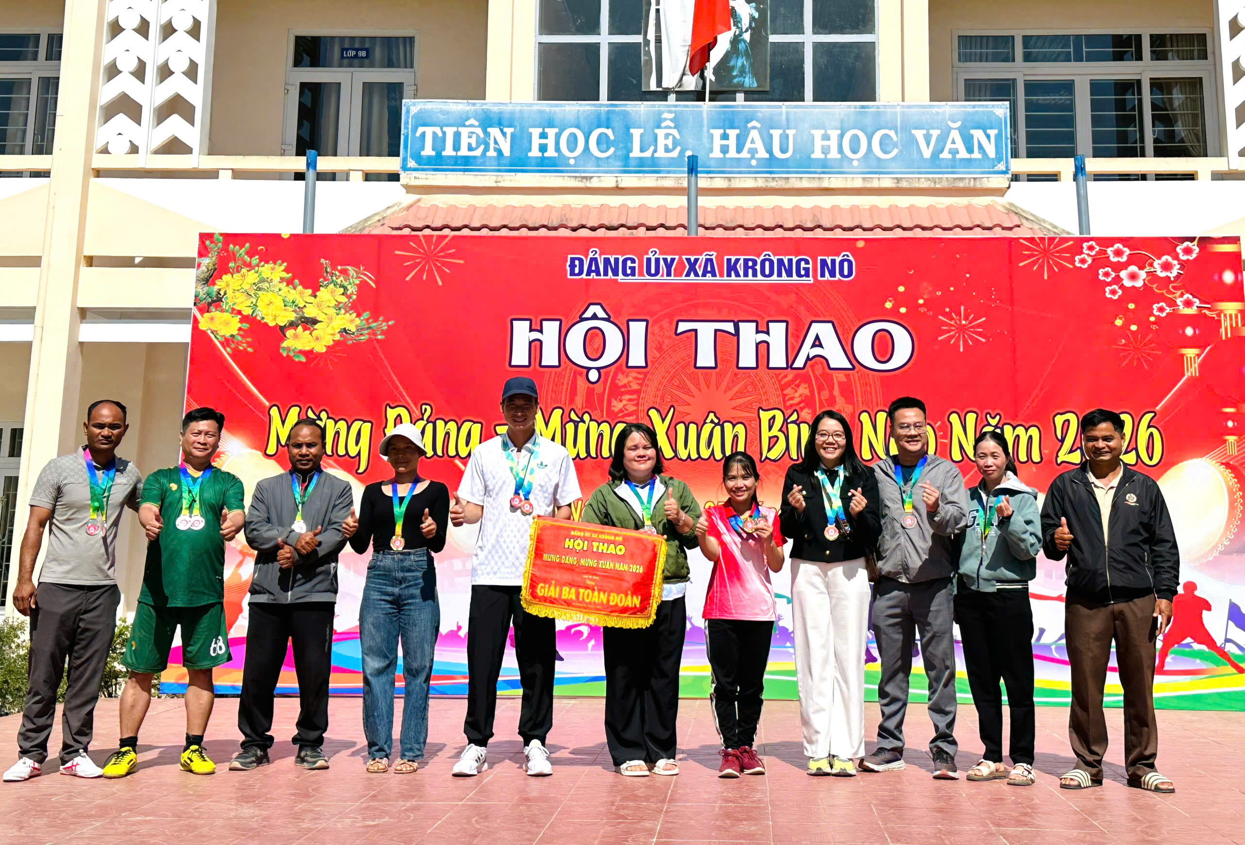 CHI BỘ TRƯỜNG THPT NGUYỄN CHÍ THANH THAM GIA HỘI THAO "MỪNG ĐẢNG - MỪNG XUÂN" 2026