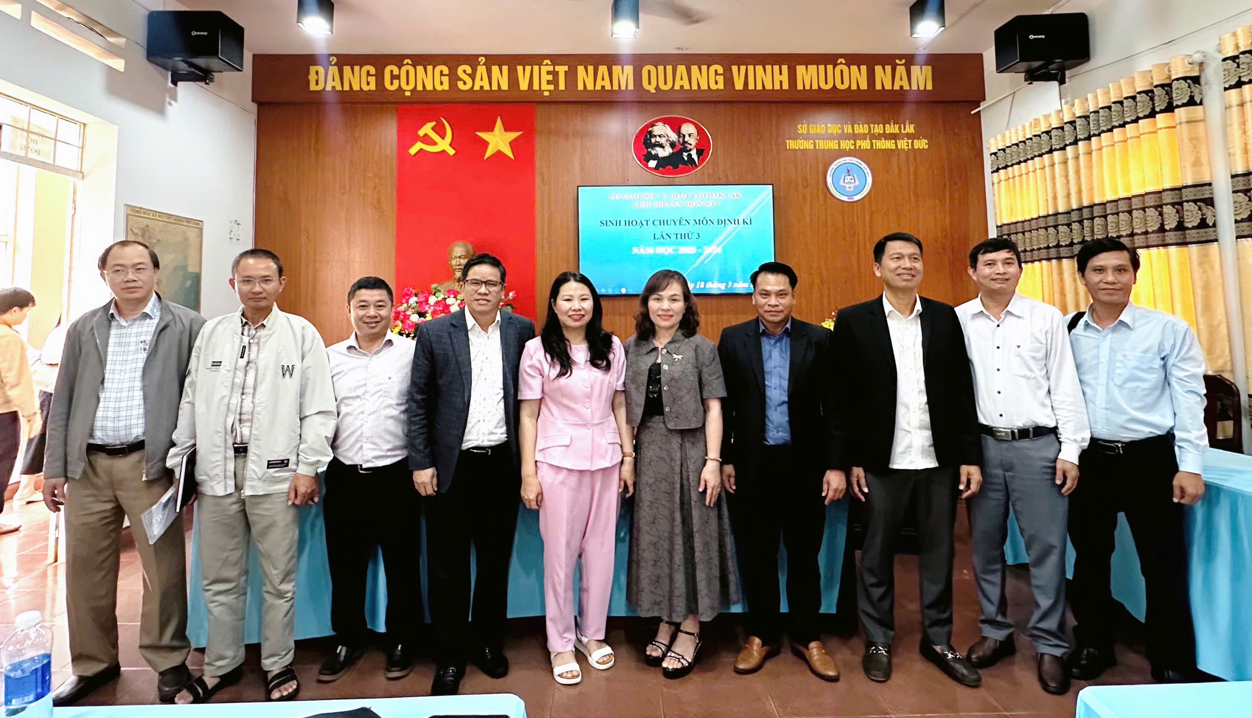 SINH HOẠT CHUYÊN MÔN ĐỊNH KỲ LẦN 3, NĂM HỌC 2025-2026 - CỤM CHUYÊN MÔN SỐ 5