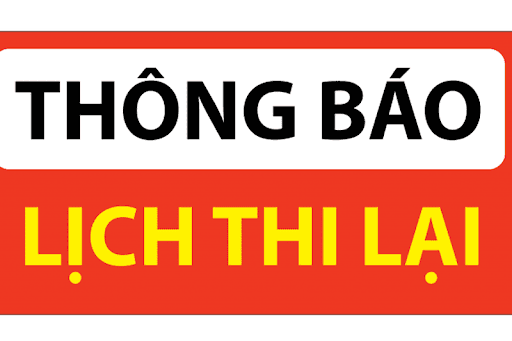 Lịch kiểm tra lại và chuyển đổi môn học năm 2023-2024