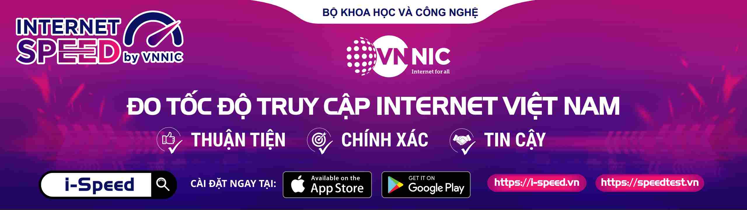 Sử dụng ứng dụng i-Speed để đo tốc độ truy nhập internet băng thông rộng trong ngành giáo dục