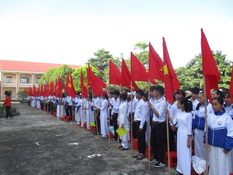 Hình ảnh lễ khai giảng năm học mới
