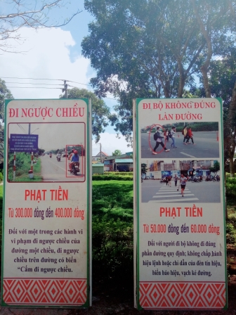 TUYÊN TRUYỀN LUẬT ATGT ĐƯỜNG BỘ BẰNG HÌNH ẢNH