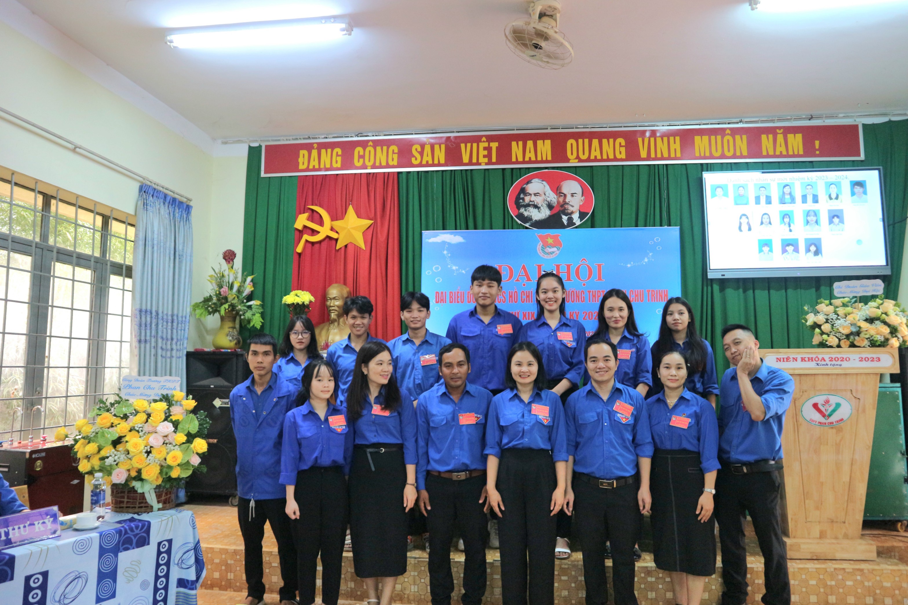ĐẠI HỘI ĐẠI BIỂU ĐOÀN TNCS HỒ CHÍ MINH TRƯỜNG THPT PHAN CHU TRINH LẦN THỨ XIX, NHIỆM KỲ 2023 – 2024