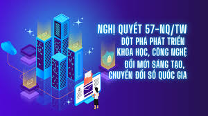 Nghị quyết số 57-NQ/TW, ngày 22/12/2024 của Bộ Chính trị về đột phá phát triển khoa học, công nghệ, đổi mới sáng tạo và chuyển đổi số quốc gia