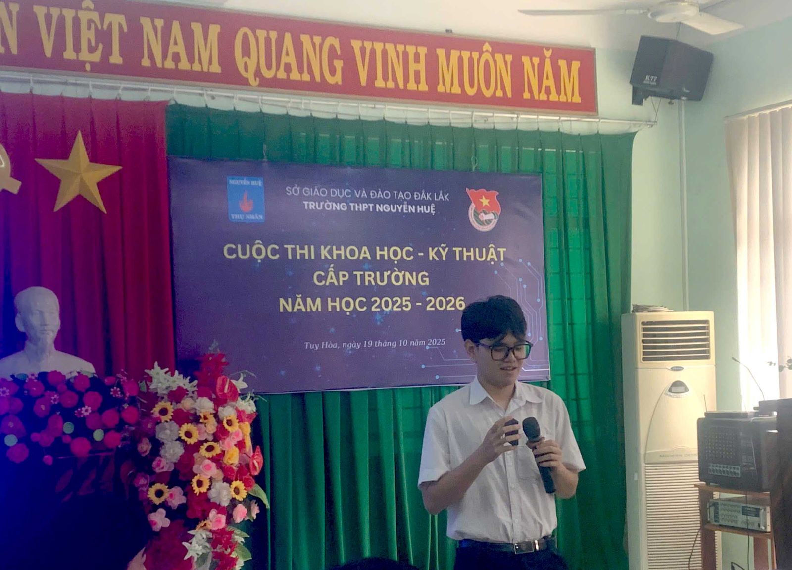 Cuộc thi nghiên cứu khoa học, kỹ thuật cấp trường năm học 2025-2026.