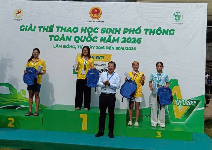 Vinh danh học sinh tiêu biểu tại giải thể thao học sinh phổ thông toàn quốc  năm 2026