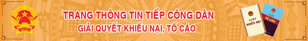 Trang thông tin tiếp công dân