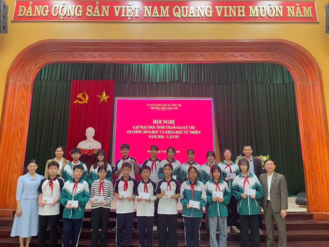 GẶP MẶT HỌC SINH DỰ KỲ THI OLYMPIC HÓA HỌC VÀ KHOA HỌC TỰ NHIÊN LẦN THỨ III - NĂM 2026