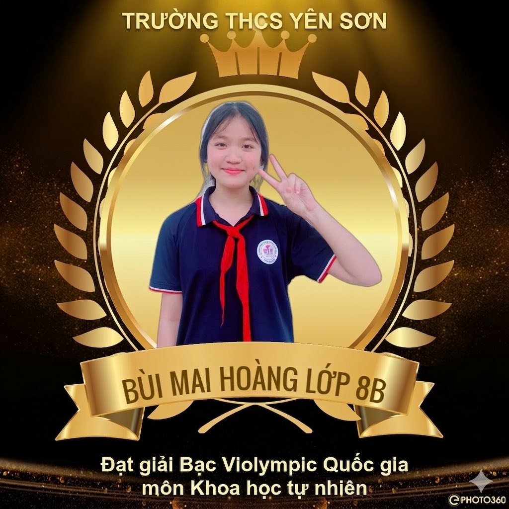 VINH DANH HỌC SINH ĐẠT GIẢI QUỐC GIA VIOLYMPIC