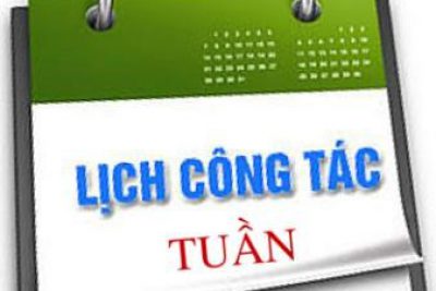 Lịch công tác tuần 42 năm 2026 (từ 19/10/2026-25/10/2026)