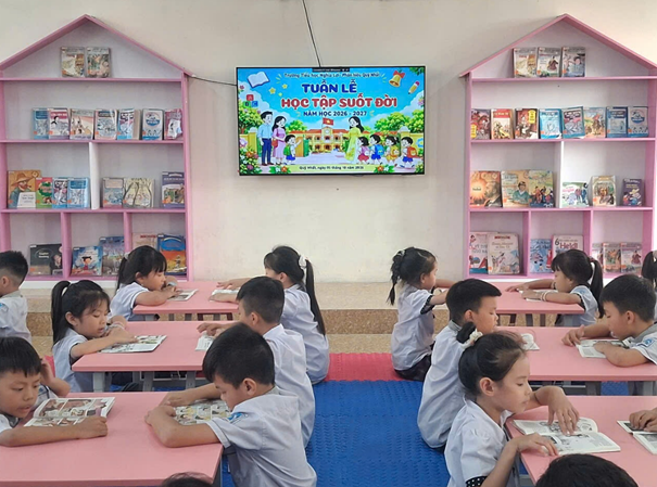  TRƯỜNG TIỂU HỌC NGHĨA LỢI HƯỞNG ỨNG TUẦN LỄ HỌC TẬP SUỐT ĐỜI NĂM 2026